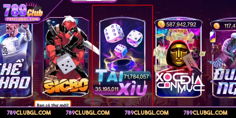 Tài xỉu 789club đưa ra tỷ lệ trả thưởng cực cao
